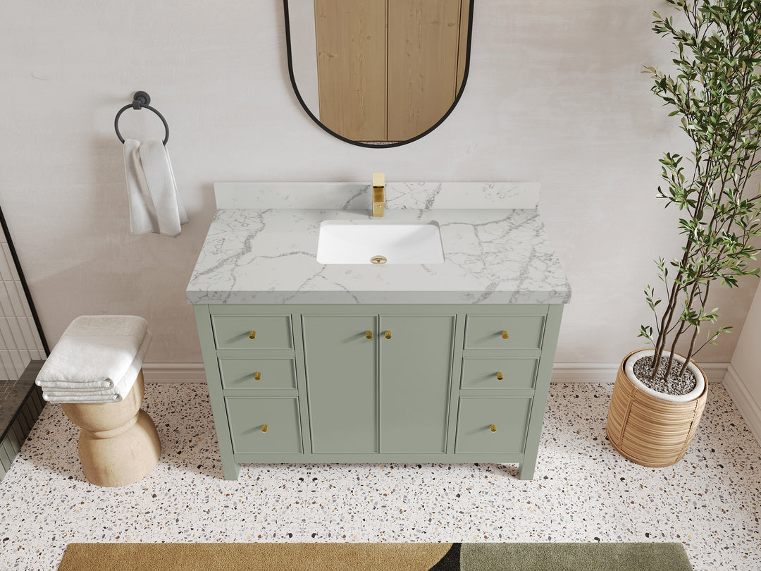 Chicago 48 in. W x 22 in. D Single Sink Bathroom Vanity