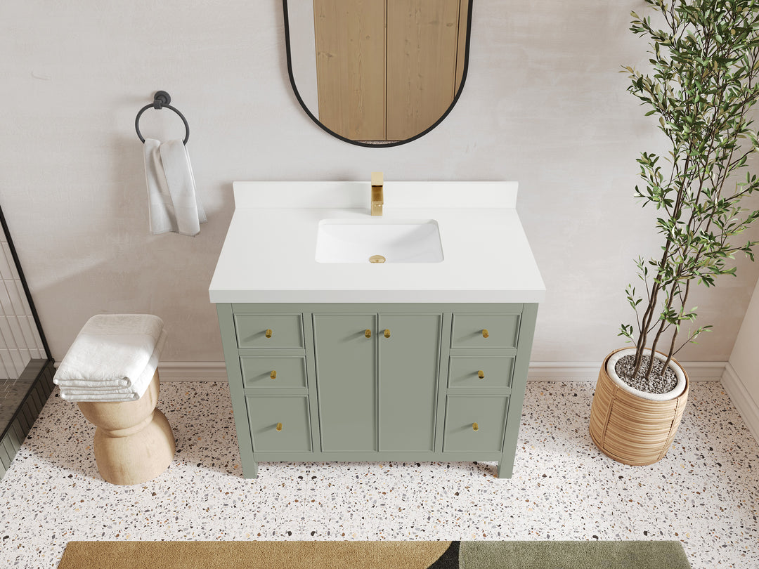 Chicago 42 in. W x 22 in. D Single Sink Bathroom Vanity