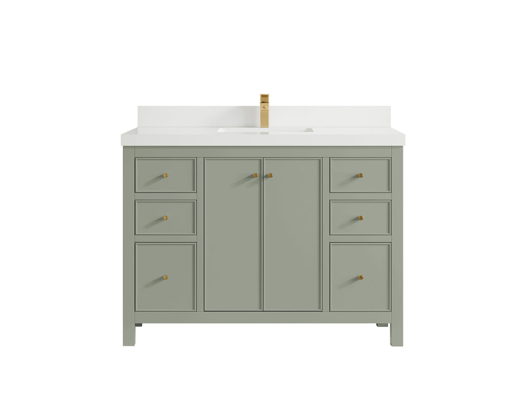 Chicago 48 in. W x 22 in. D Single Sink Bathroom Vanity
