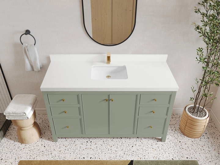 Chicago 60 in. W x 22 in. D Single Sink Bathroom Vanity - photo 44