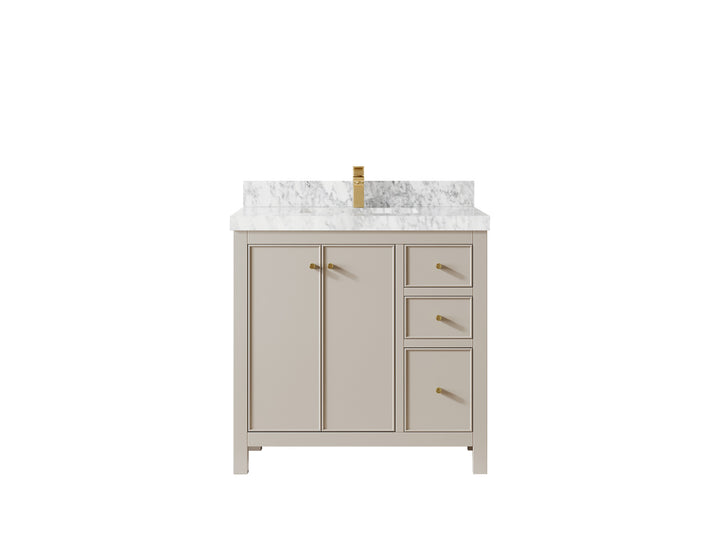 Chicago 36 in. W x 22 in. D Center Sink Bathroom Vanity - photo 11
