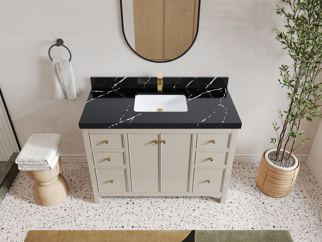 Chicago 48 in. W x 22 in. D Single Sink Bathroom Vanity