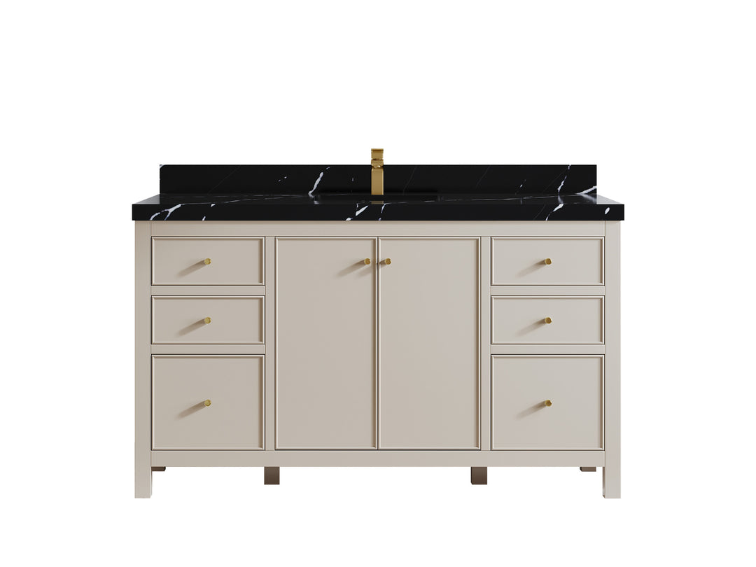 Chicago 60 in. W x 22 in. D Single Sink Bathroom Vanity