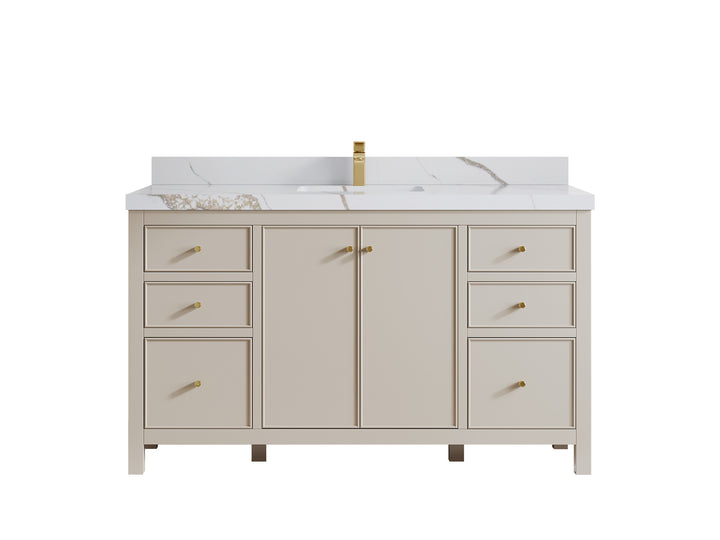 Chicago 60 in. W x 22 in. D Single Sink Bathroom Vanity - photo 15