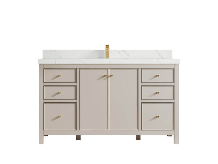 Chicago 60 in. W x 22 in. D Single Sink Bathroom Vanity - photo 17