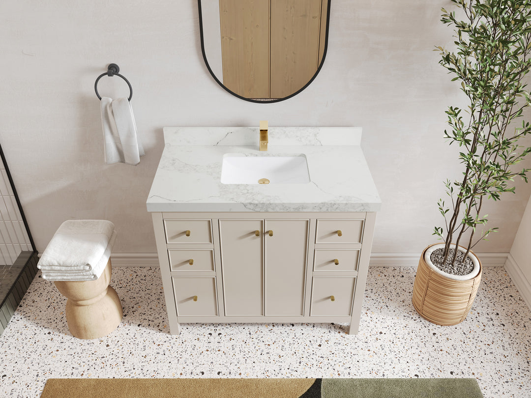 Chicago 42 in. W x 22 in. D Single Sink Bathroom Vanity