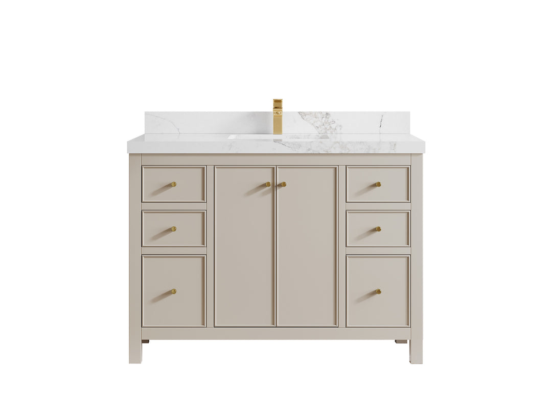 Chicago 48 in. W x 22 in. D Single Sink Bathroom Vanity