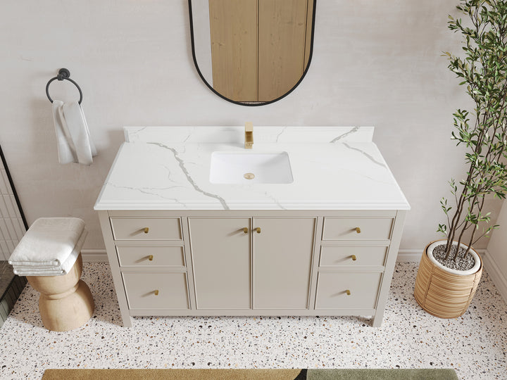 Chicago 60 in. W x 22 in. D Single Sink Bathroom Vanity - photo 24