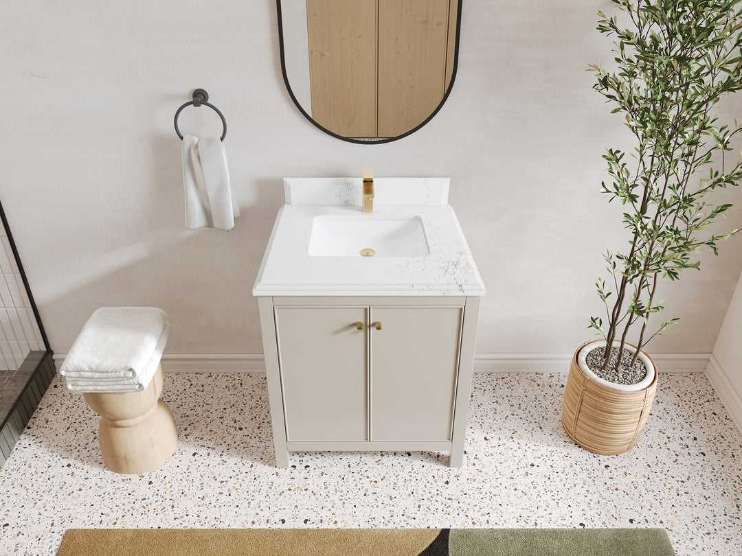 Chicago 30 in. W x 22 in. D Single Sink Bathroom Vanity