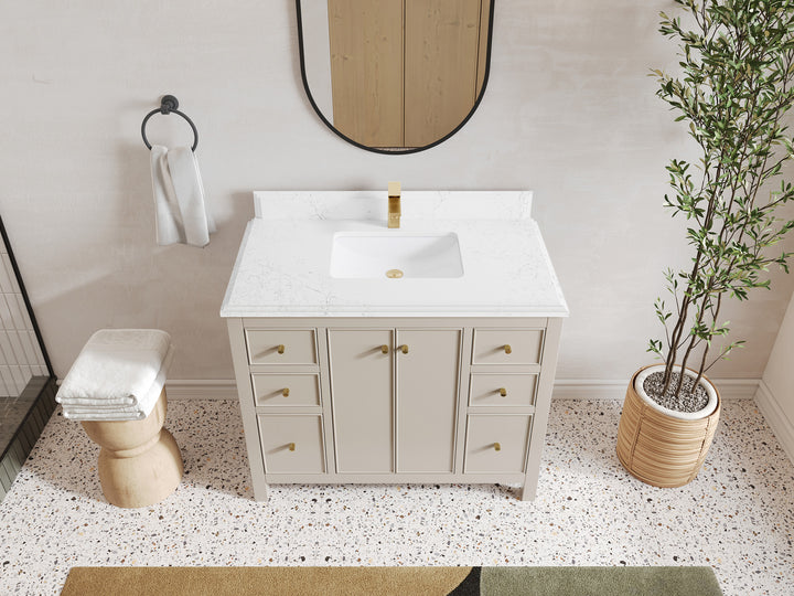 Chicago 42 in. W x 22 in. D Single Sink Bathroom Vanity - photo 24