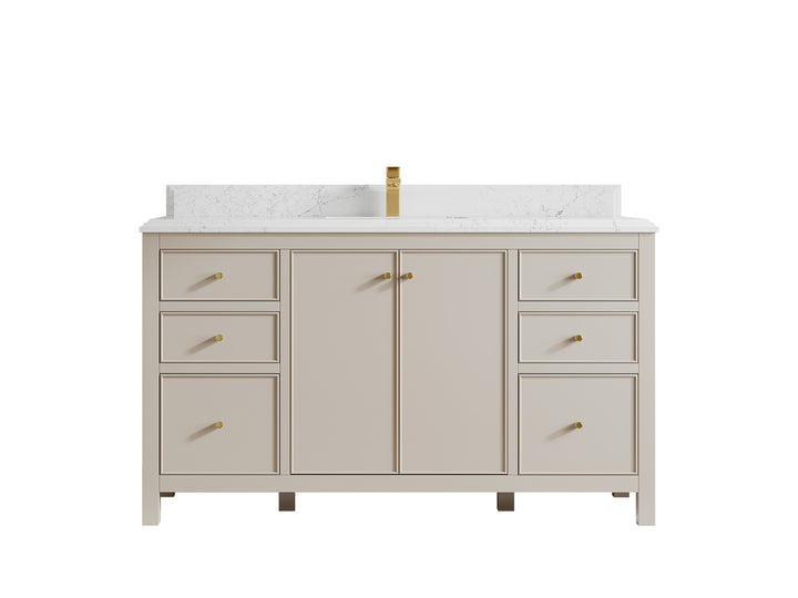 Chicago 60 in. W x 22 in. D Single Sink Bathroom Vanity - photo 27
