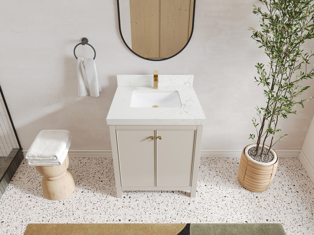 Chicago 30 in. W x 22 in. D Single Sink Bathroom Vanity
