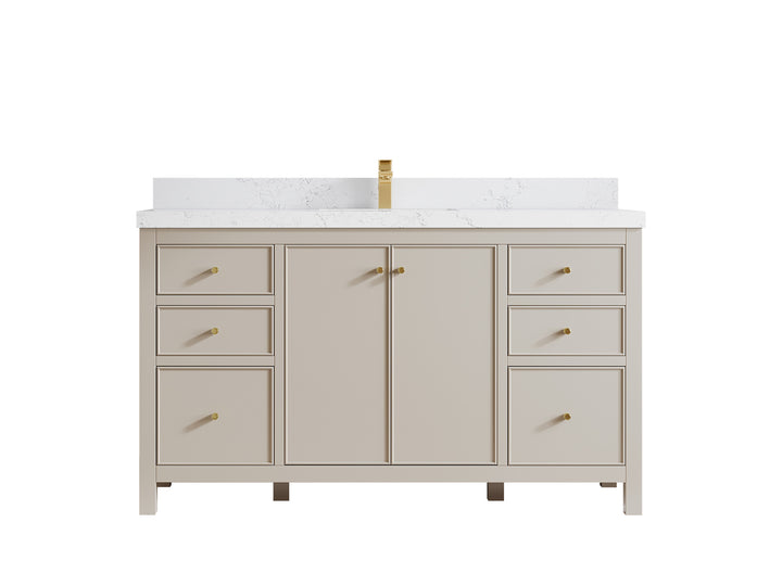 Chicago 60 in. W x 22 in. D Single Sink Bathroom Vanity - photo 31