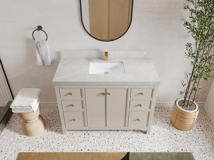 Chicago 48 in. W x 22 in. D Single Sink Bathroom Vanity - photo 30
