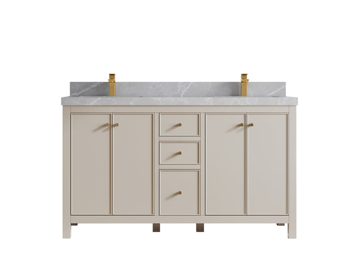 Chicago 60 in. W x 22 in. D Double Sink Bathroom Vanity - photo 33