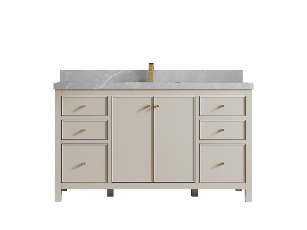 Chicago 60 in. W x 22 in. D Single Sink Bathroom Vanity