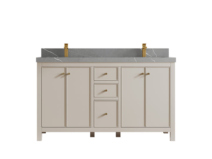 Chicago 60 in. W x 22 in. D Double Sink Bathroom Vanity - photo 35