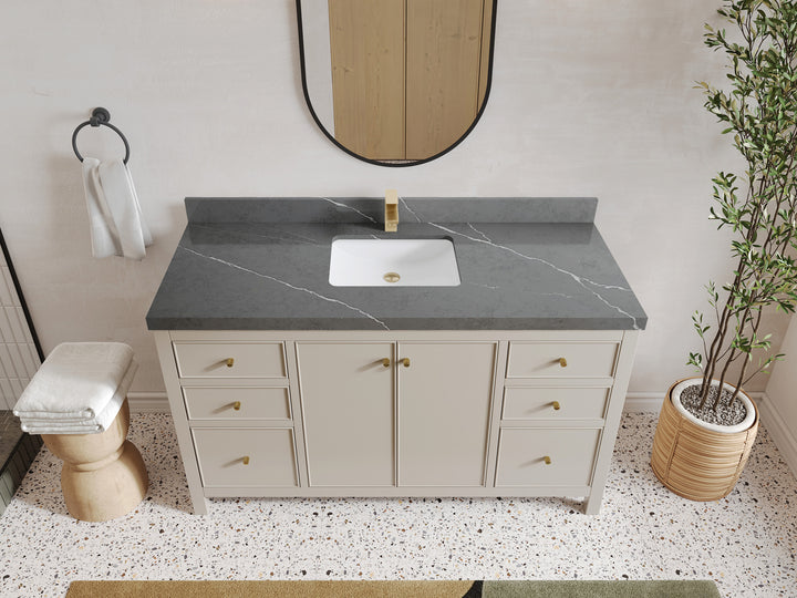 Chicago 60 in. W x 22 in. D Single Sink Bathroom Vanity - photo 34