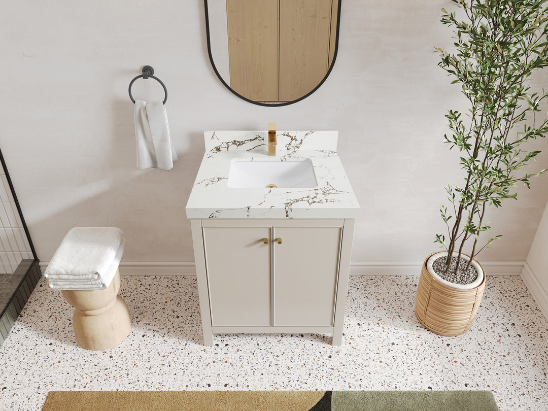 Chicago 30 in. W x 22 in. D Single Sink Bathroom Vanity
