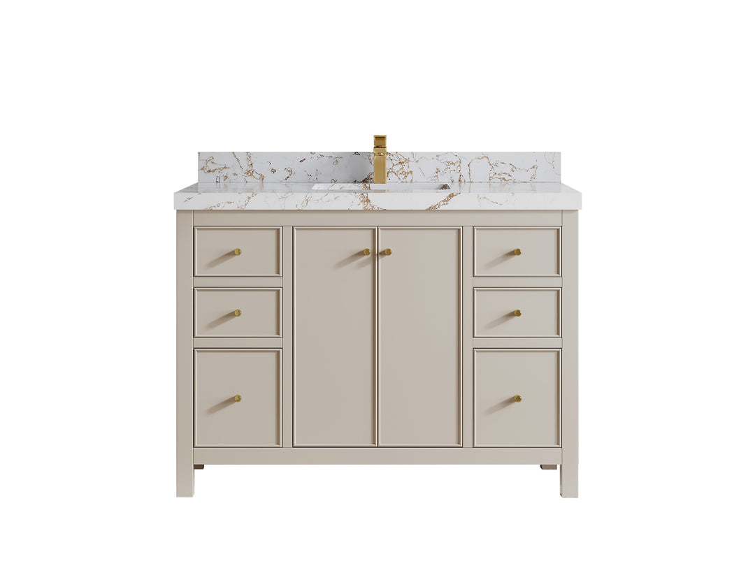 Chicago 48 in. W x 22 in. D Single Sink Bathroom Vanity