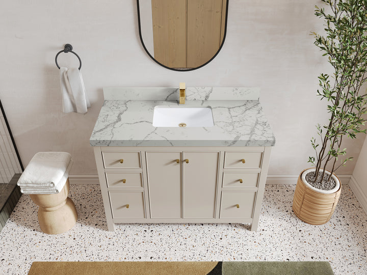 Chicago 48 in. W x 22 in. D Single Sink Bathroom Vanity - photo 40
