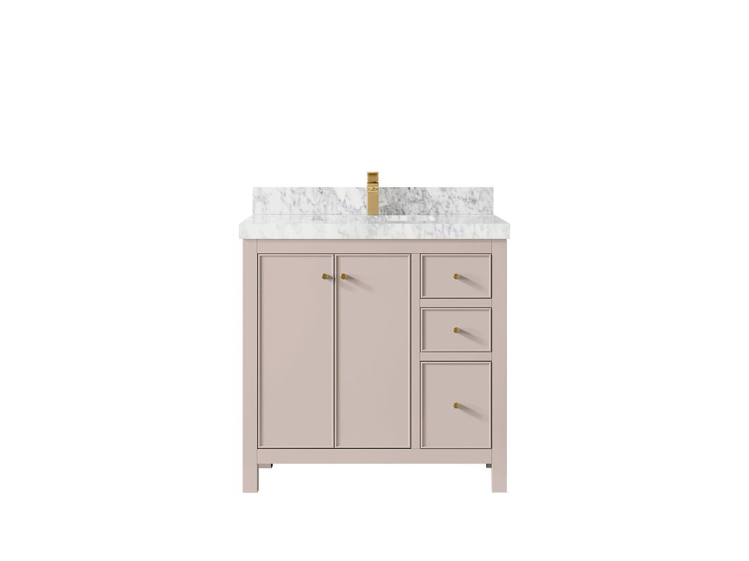Chicago 36 in. W x 22 in. D Center Sink Bathroom Vanity