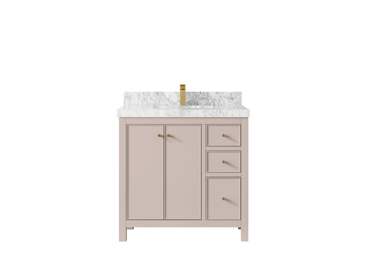 Chicago 36 in. W x 22 in. D Center Sink Bathroom Vanity - photo 11