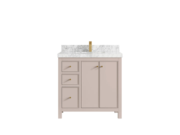 Chicago 36 in. W x 22 in. D Center Sink Bathroom Vanity - photo 11