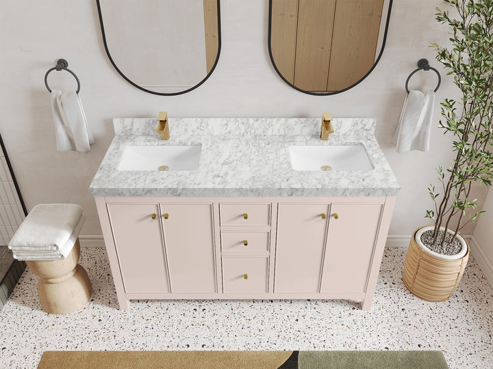 Chicago 60 in. W x 22 in. D Double Sink Bathroom Vanity - photo 10