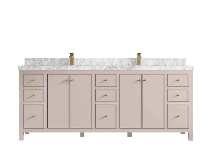 Chicago 84 in. W x 22 in. D Double Sink Bathroom Vanity - photo 11