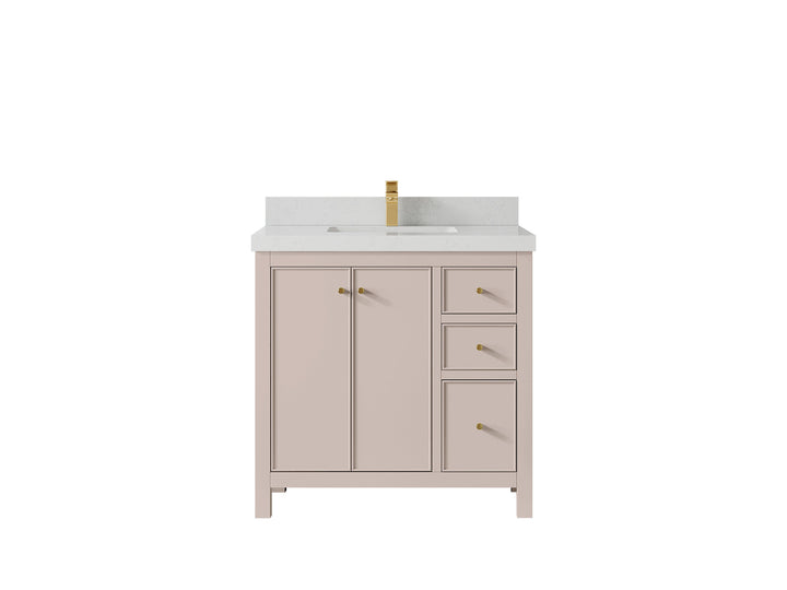 Chicago 36 in. W x 22 in. D Center Sink Bathroom Vanity - photo 13