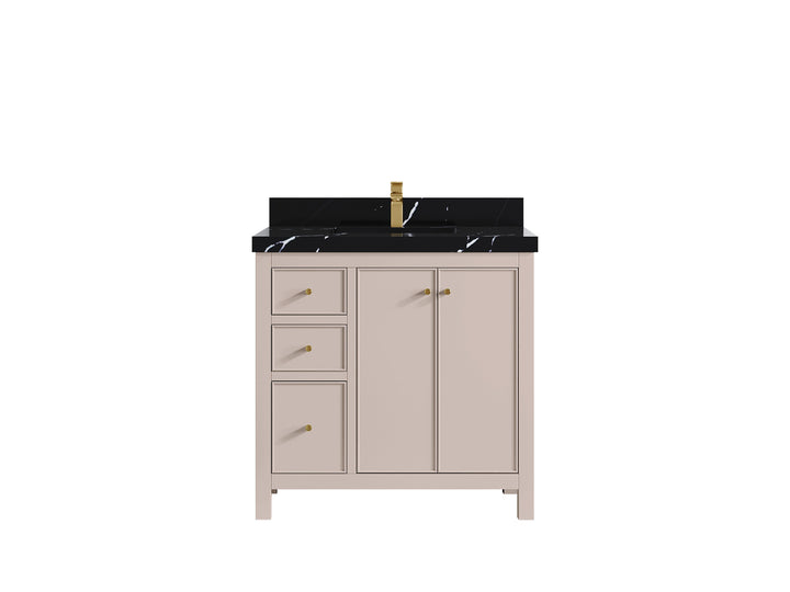 Chicago 36 in. W x 22 in. D Center Sink Bathroom Vanity - photo 9