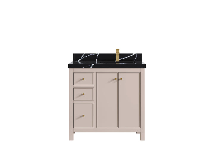 Chicago 36 in. W x 22 in. D Right Offset Sink Bathroom Vanity - photo 9