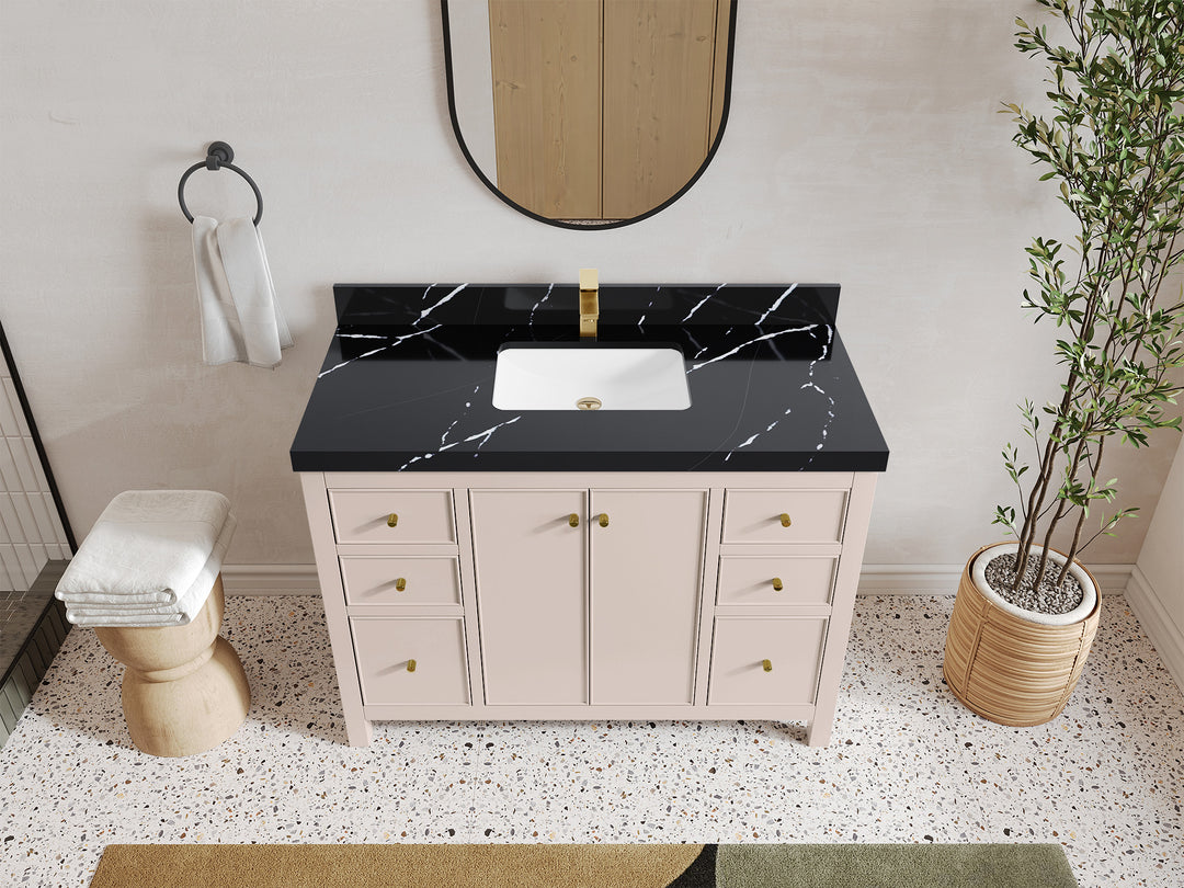 Chicago 48 in. W x 22 in. D Single Sink Bathroom Vanity