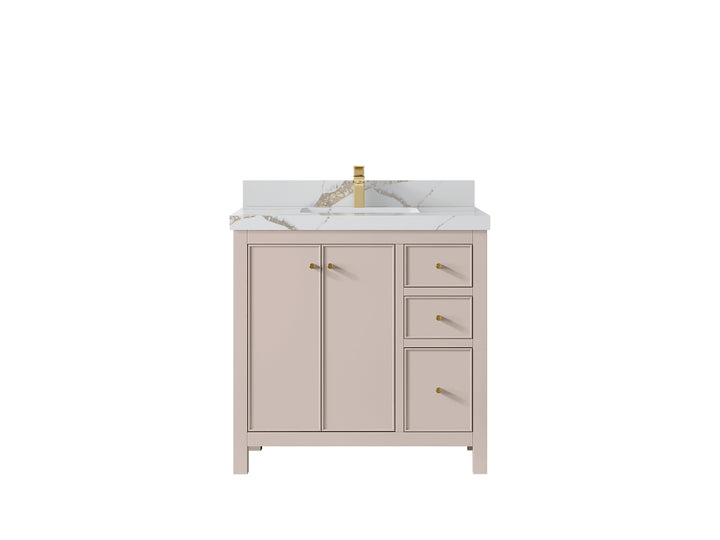 Chicago 36 in. W x 22 in. D Center Sink Bathroom Vanity - photo 15