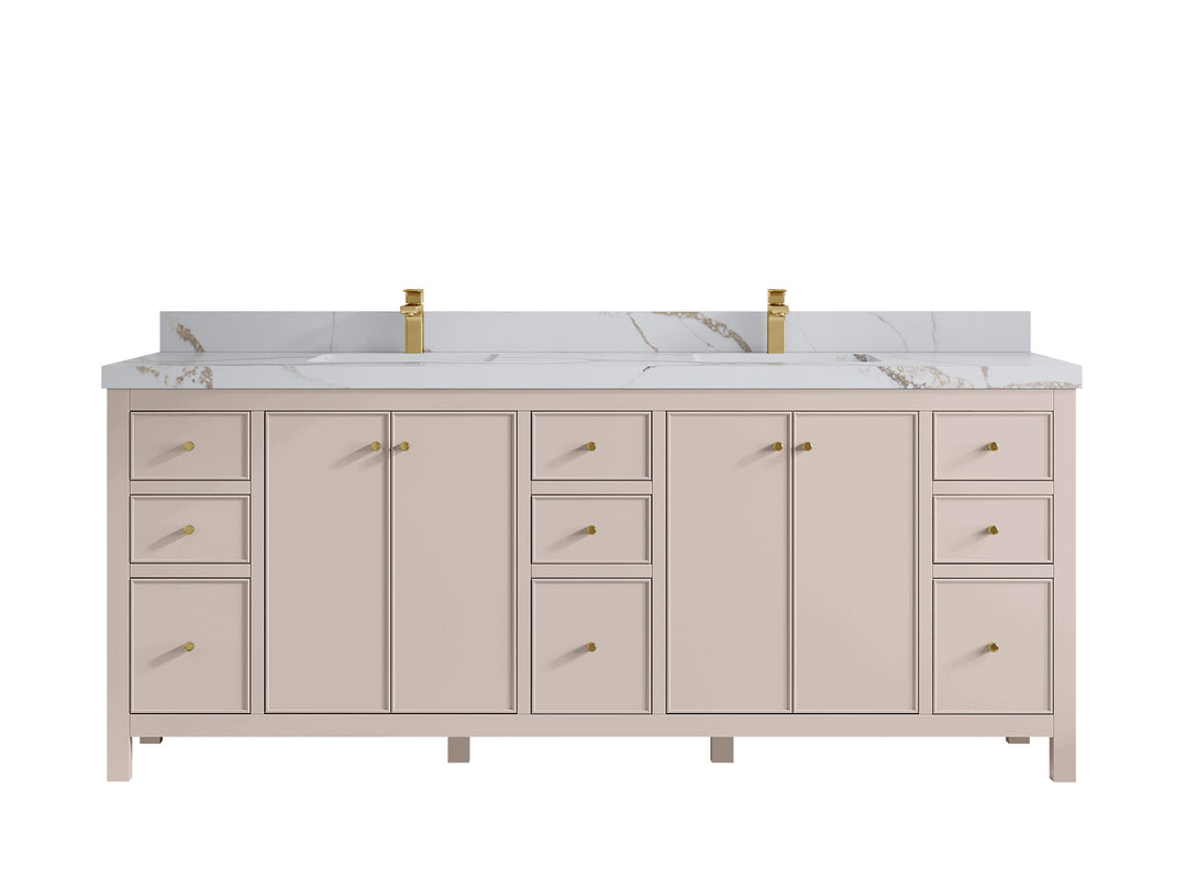 Chicago 84 in. W x 22 in. D Double Sink Bathroom Vanity