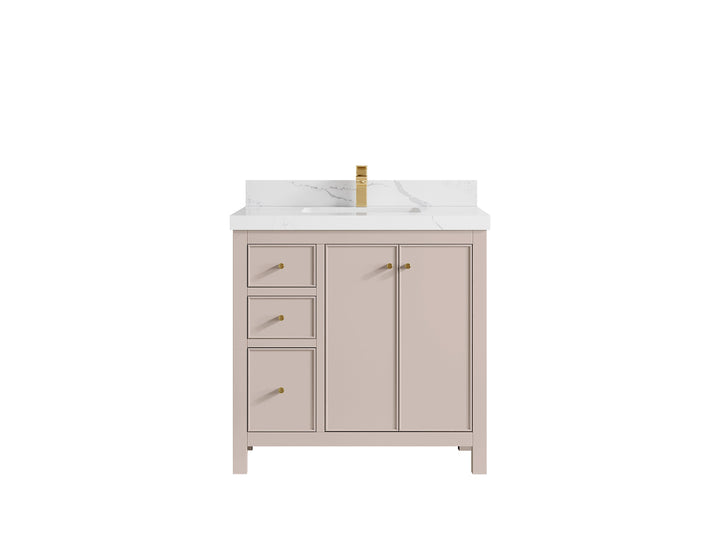 Chicago 36 in. W x 22 in. D Center Sink Bathroom Vanity - photo 17