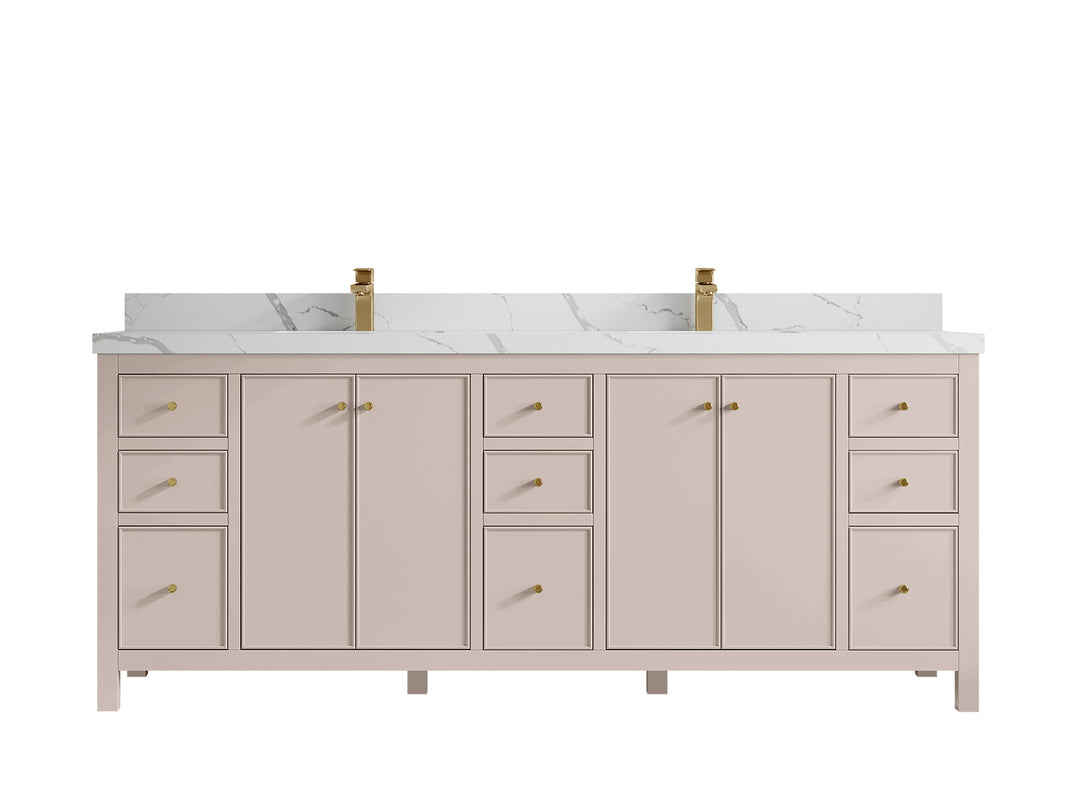 Chicago 84 in. W x 22 in. D Double Sink Bathroom Vanity