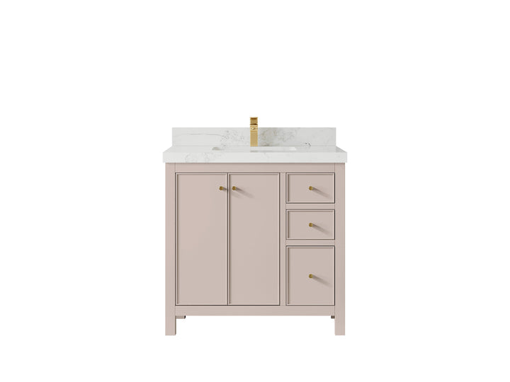 Chicago 36 in. W x 22 in. D Center Sink Bathroom Vanity - photo 19