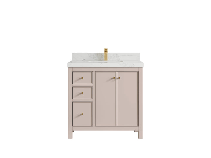 Chicago 36 in. W x 22 in. D Center Sink Bathroom Vanity - photo 19