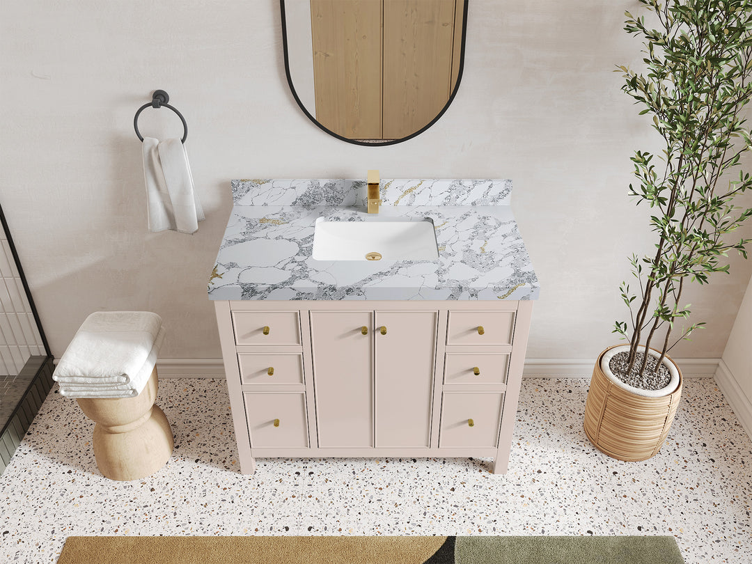 Chicago 42 in. W x 22 in. D Single Sink Bathroom Vanity