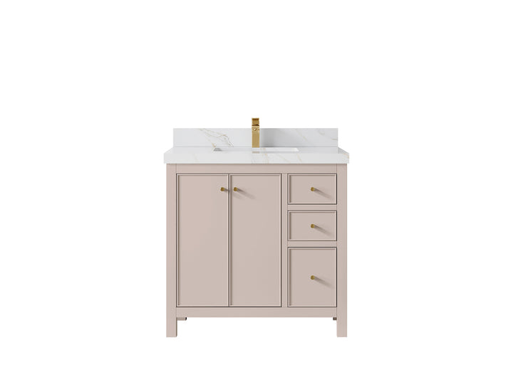 Chicago 36 in. W x 22 in. D Center Sink Bathroom Vanity - photo 23