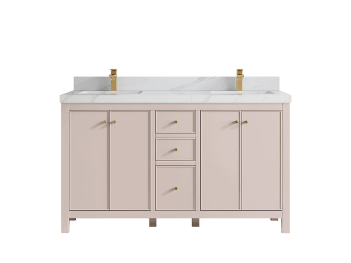 Chicago 60 in. W x 22 in. D Double Sink Bathroom Vanity - photo 23