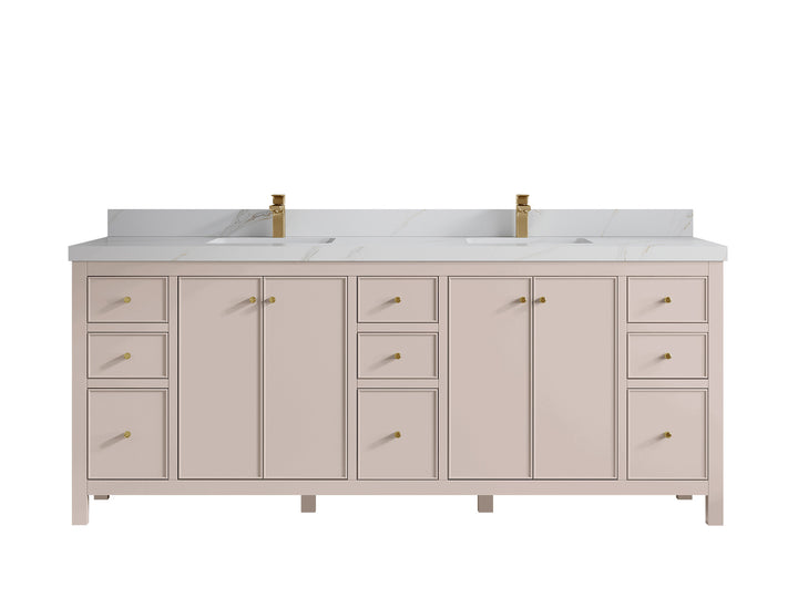 Chicago 84 in. W x 22 in. D Double Sink Bathroom Vanity - photo 23