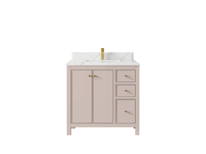 Chicago 36 in. W x 22 in. D Center Sink Bathroom Vanity - photo 25