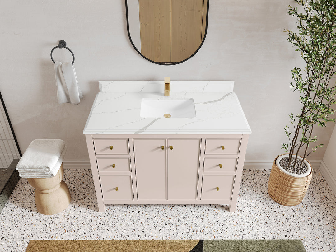 Chicago 48 in. W x 22 in. D Single Sink Bathroom Vanity