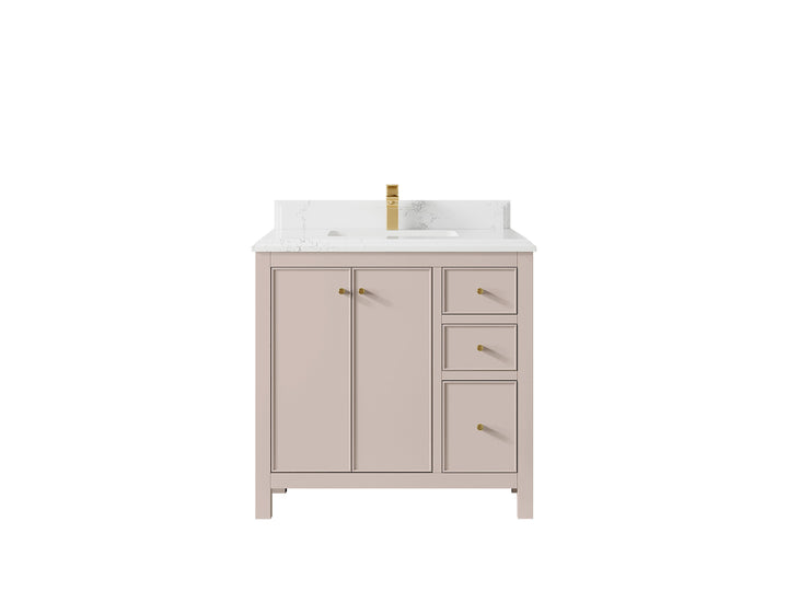 Chicago 36 in. W x 22 in. D Center Sink Bathroom Vanity - photo 27