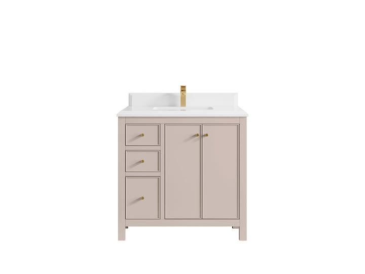 Chicago 36 in. W x 22 in. D Center Sink Bathroom Vanity - photo 29