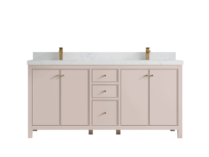 Chicago 72 in. W x 22 in. D Double Sink Bathroom Vanity - photo 31
