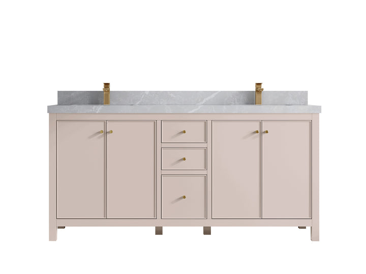 Chicago 72 in. W x 22 in. D Double Sink Bathroom Vanity - photo 33